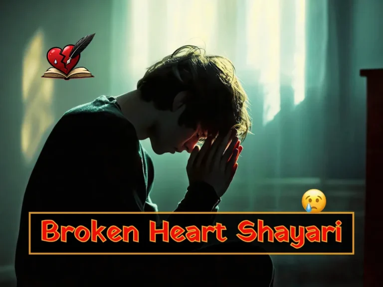 Broken Heart Shayari in hindi & english