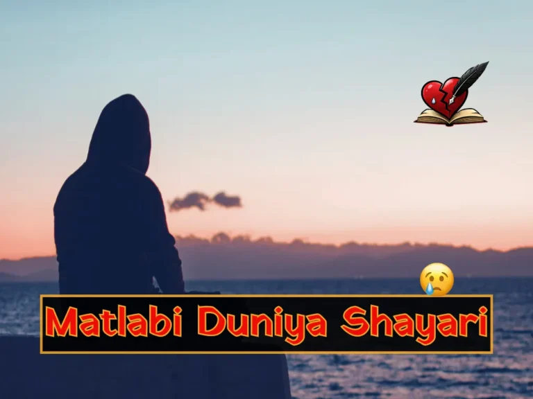 Matlabi Duniya Shayari